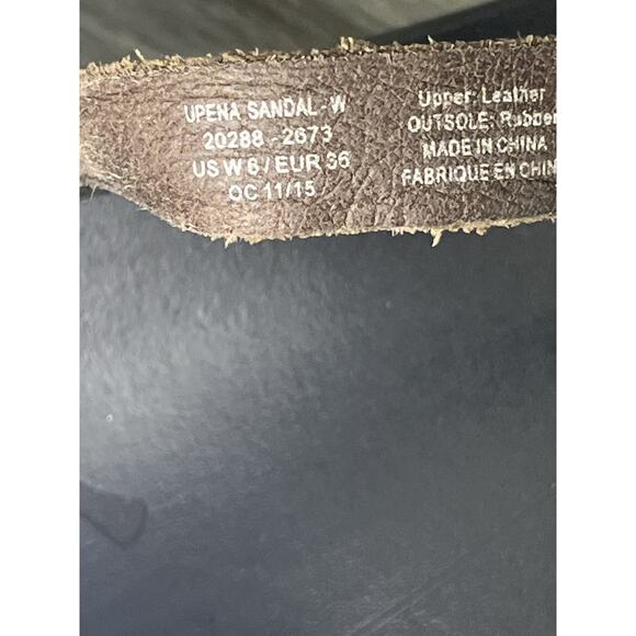 Olukai Women’s Upena Loop Toe Leather Strappy Sandals Size 8 - Picture 8 of 10